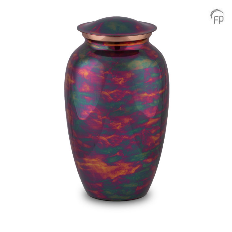 HU 293 Metaal urn Raku