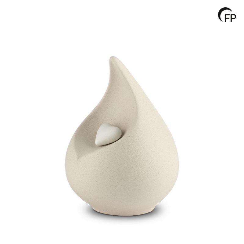 FPU 047 M Porseleinen medium urn Celest
