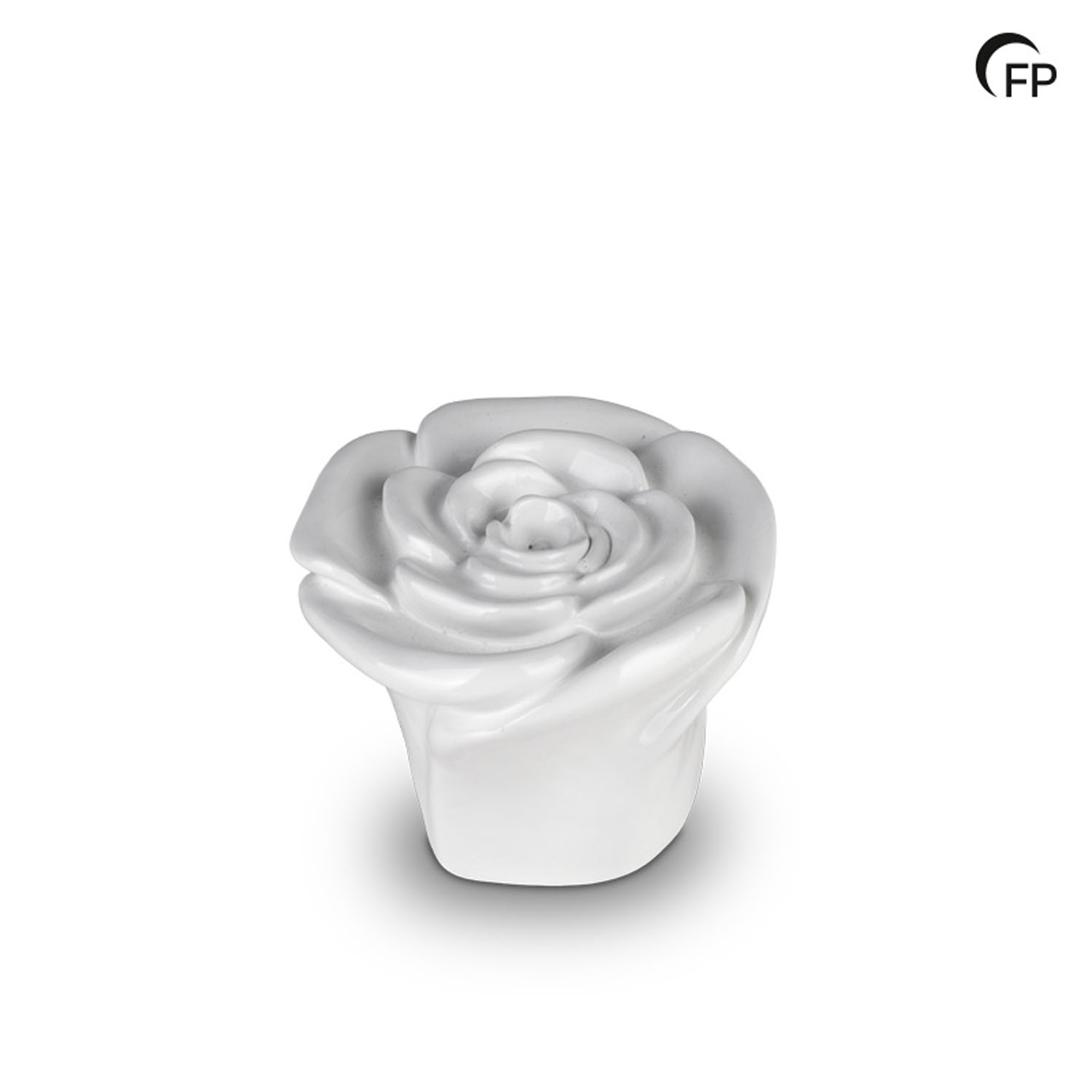FPU 078 Keramische kunst urn keepsake Rosa Wit