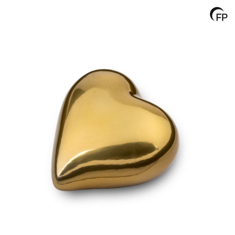 FPU 151 Keramische keepsake Hart Goudkleur