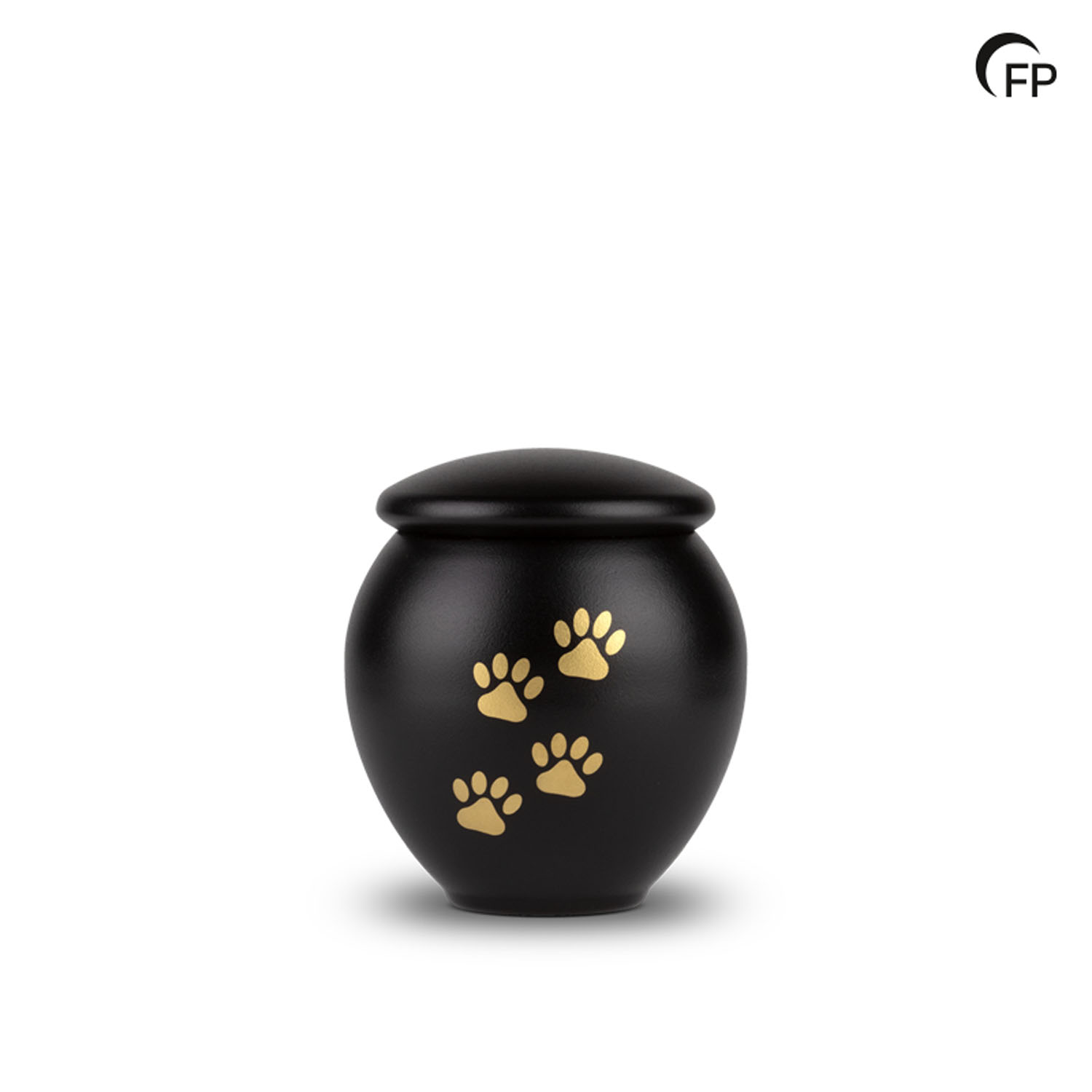 HU 901 M Metaal dierenurn medium - Eternal Black