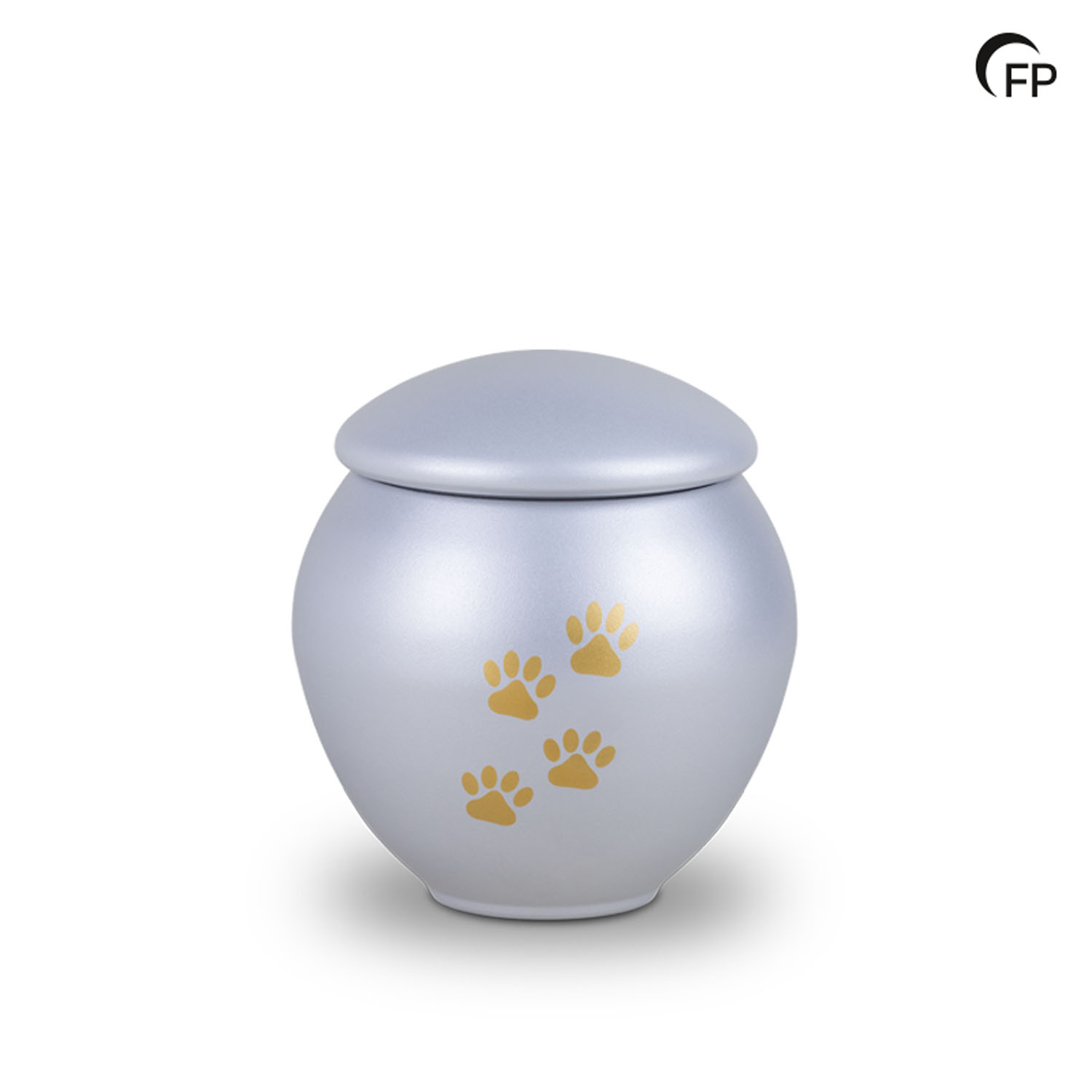 HU 904 L Metaal dierenurn groot - Silver Glow