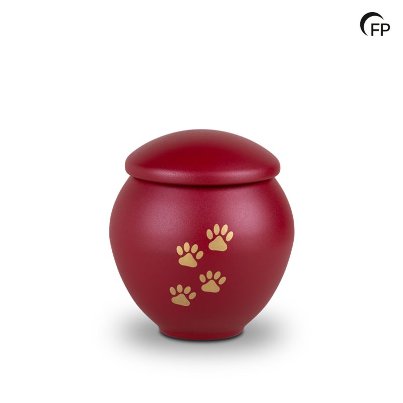 HU 905 L Metaal dierenurn groot - Crimson Soul