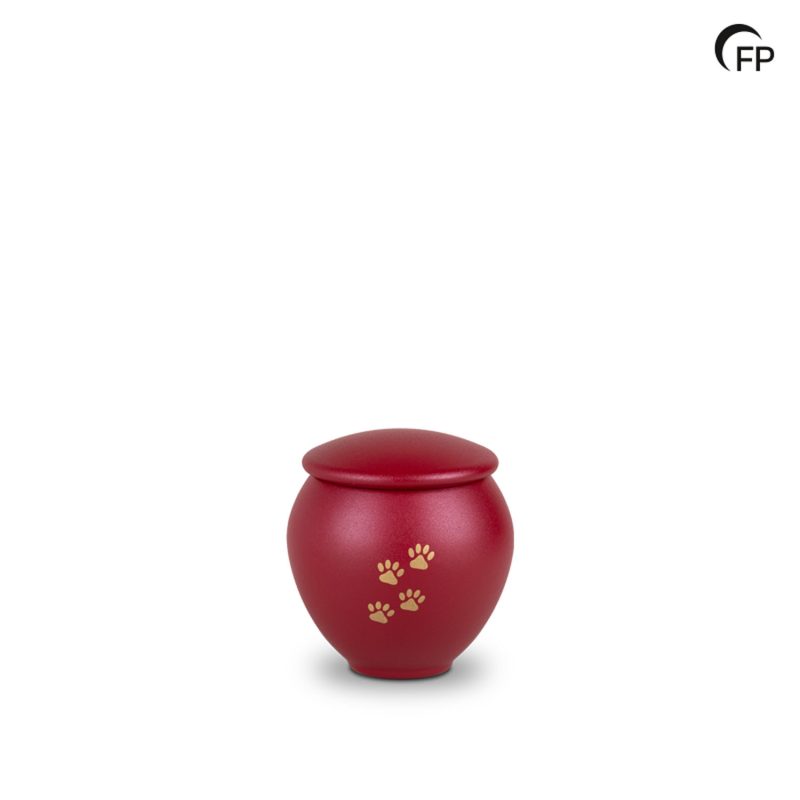 HU 905 S Metaal dierenurn klein - Crimson Soul