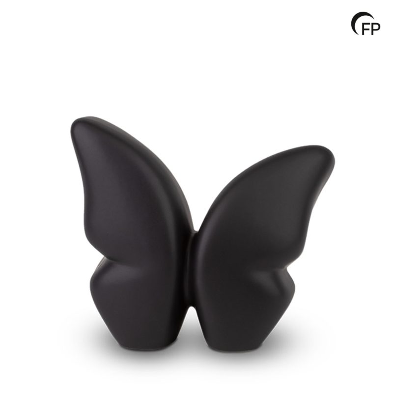 KU 071 M Keramische medium urn Butterfly