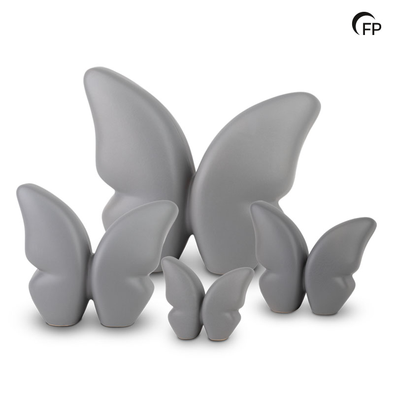 KU 073 S Keramische mini urn Butterfly